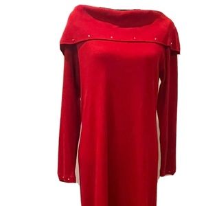 Lennie LNY New York Cowl Neck Loose Fit Sweater Dress